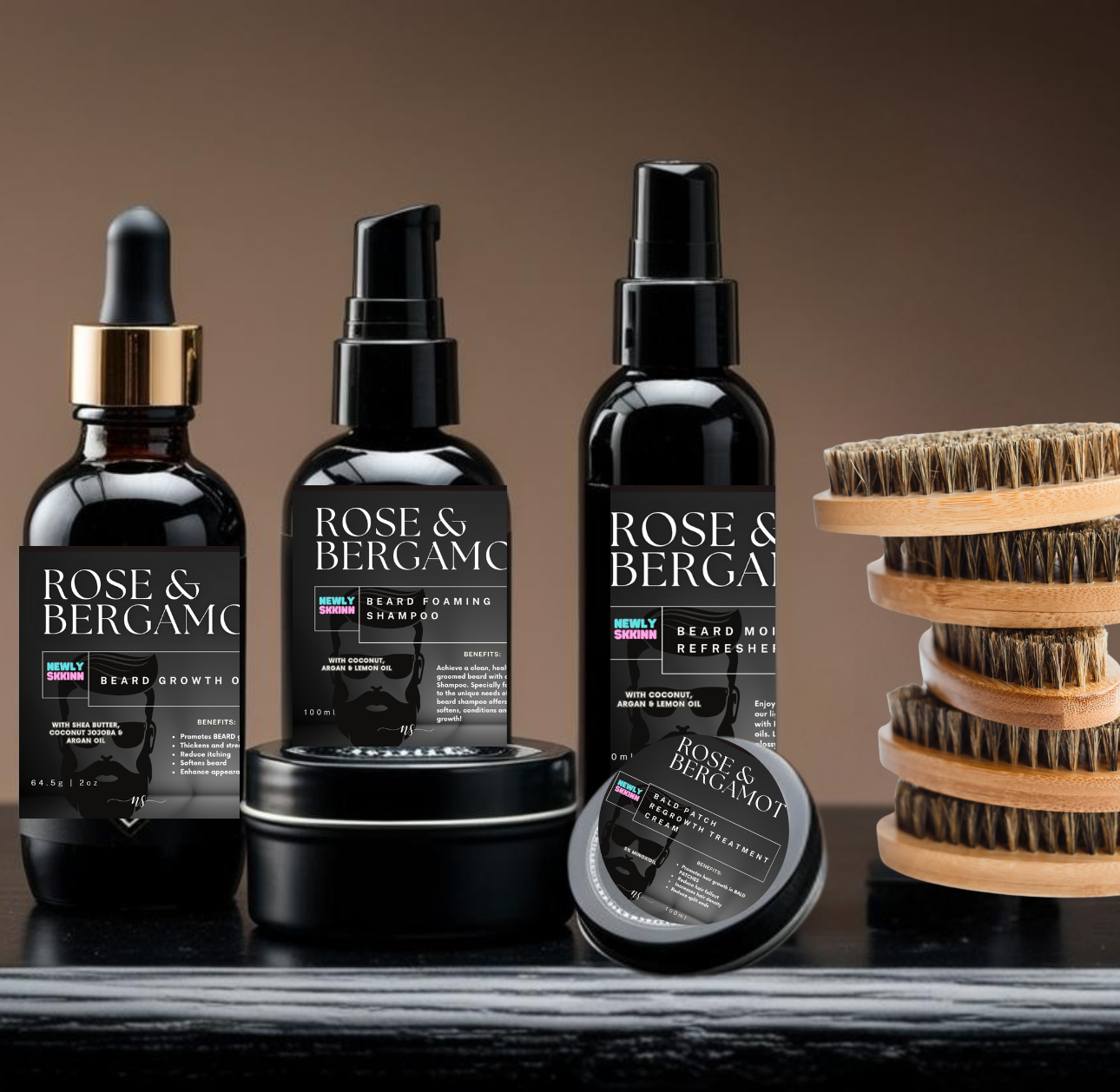 Beard Groom & Growth Kit