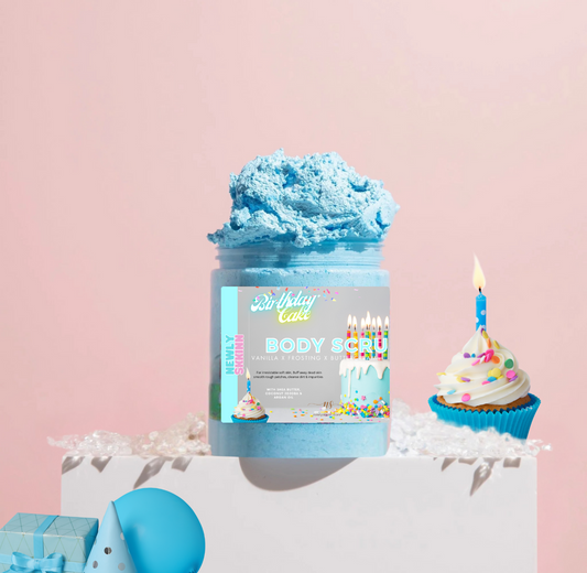 Birthday Cake Foam Body Scrub (8oz)